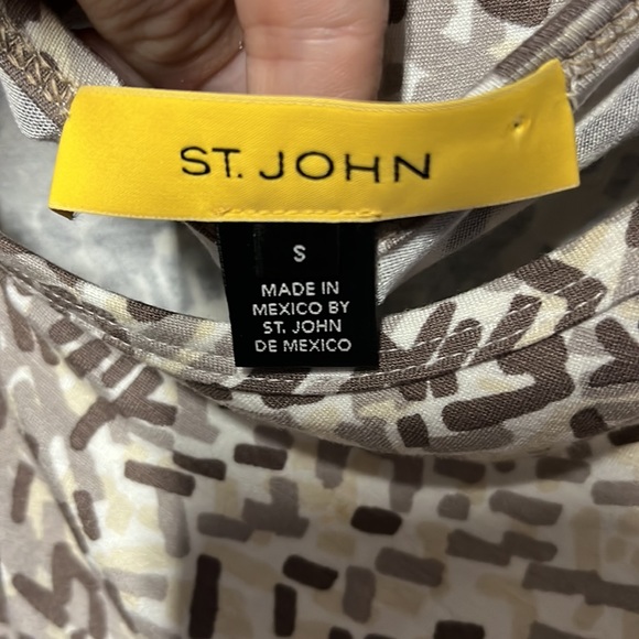 ST. John Short Sleeve Top Women’s S - Picture 3 of 5